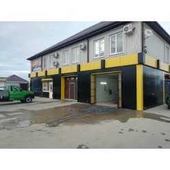 Фасад из алюминиевых композитных панелей 