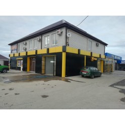 Фасад из алюминиевых композитных панелей 