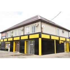 Фасад из алюминиевых композитных панелей 