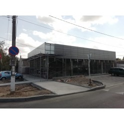 Фасад из алюминиевых композитных панелей