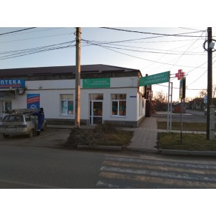 Рекламное оформление фасада парикмахерской 