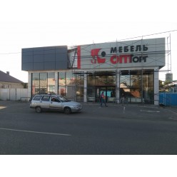 Фасад из алюминиевых композитных панелей