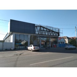 Фасад из алюминиевых композитных панелей