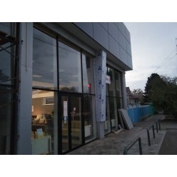 Фасад из алюминиевых композитных панелей