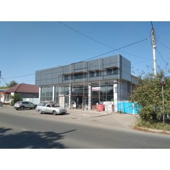 Фасад из алюминиевых композитных панелей