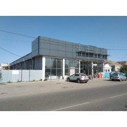 Фасад из алюминиевых композитных панелей