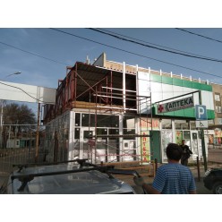 Фасад из алюминиевых композитных панелей