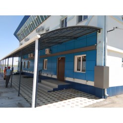 Фасад из алюминиевых композитных панелей 