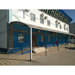 Фасад из алюминиевых композитных панелей 