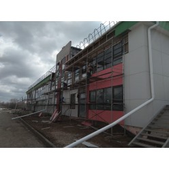 Фасад из фиброцементных плит