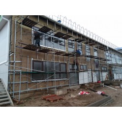 Фасад из фиброцементных плит