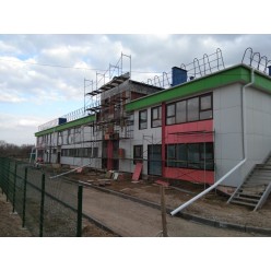 Фасад из фиброцементных плит