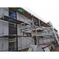 Фасад из фиброцементных плит