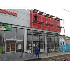 Фасад из алюминиевых композитных панелей